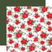 Echo Park - Christmas Time Collection - 12 x 12 Double Sided Paper - Festive Floral
