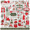 Echo Park - Christmas Time Collection - 12 x 12 Cardstock Stickers - Elements