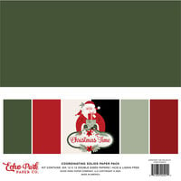 Echo Park - Christmas Time Collection - 12 x 12 Paper Pack - Solids
