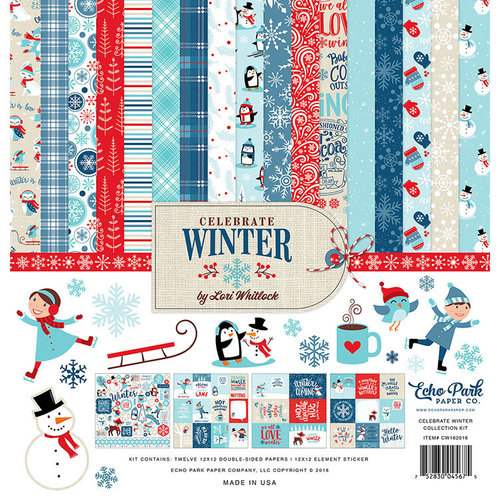 Echo Park - Celebrate Winter Collection - 12 x 12 Collection Kit