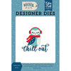 Echo Park - Celebrate Winter Collection - Designer Dies - Chill Out Owl