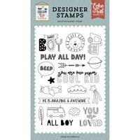 Echo Park - Dream Big Little Boy Collection - Clear Photopolymer Stamps - Sweet Boy