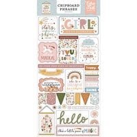 Echo Park - Dream Big Little Girl Collection - Chipboard Embellishments - Phrases