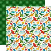 Echo Park - Dino Friends Collection - 12 x 12 Double Sided Paper - Dynamite Dinosaurs