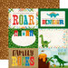 Echo Park - Dino Friends Collection - 12 x 12 Double Sided Paper - 4 x 6 Journaling Cards