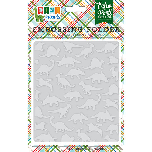 Echo Park - Dino Friends Collection - Embossing Folder - Dinosaurs