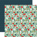 Echo Park - Deck the Halls Collection - Christmas - 12 x 12 Double Sided Paper - Merry Mint Floral