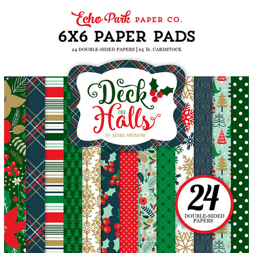 Echo Park - Deck the Halls Collection - Christmas - 6 x 6 Paper Pad
