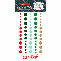 Echo Park - Deck the Halls Collection - Christmas - Enamel Dots