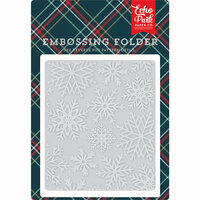 Echo Park - Deck the Halls Collection - Christmas - Embossing Folder - Snowflake 3