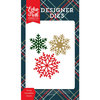 Echo Park - Deck the Halls Collection - Christmas - Designer Dies - Frosty Snowflakes