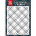 Echo Park - Deck the Halls Collection - Christmas - Clear Acrylic Stamps - Christmas Plaid A2 Background