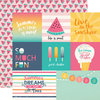 Echo Park - Summer Dreams Collection - 12 x 12 Double Sided Paper - Multi Journaling Cards