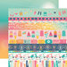 Echo Park - Summer Dreams Collection - 12 x 12 Double Sided Paper - Border Strips