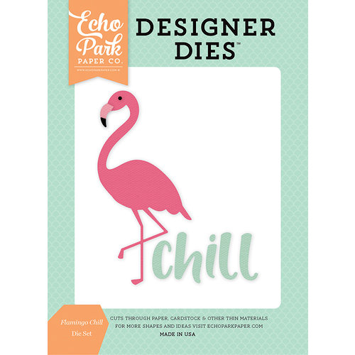 Echo Park - Summer Dreams Collection - Designer Dies - Flamingo Chill