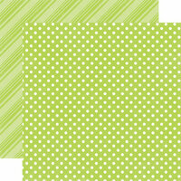 Echo Park - Dots and Stripes Collection - Spring - 12 x 12 Double Sided Paper - Mint