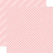 Echo Park - Dots and Stripes Collection - Spring - 12 x 12 Double Sided Paper - Peony