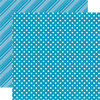 Echo Park - Dots and Stripes Collection - Summer - 12 x 12 Double Sided Paper - Pool