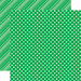 Echo Park - Dots and Stripes Collection - Summer - 12 x 12 Double Sided Paper - Grass