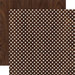 Echo Park - Dots and Stripes Collection - Neutrals - 12 x 12 Double Sided Paper - Wood Grain