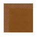 Echo Park - Dots and Stripes Collection - Fall - 12 x 12 Double Sided Paper - Walnut