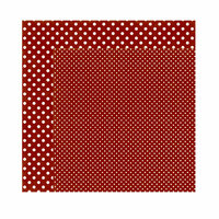 Echo Park - Dots and Stripes Collection - Fall - 12 x 12 Double Sided Paper - Brick