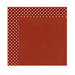 Echo Park - Dots and Stripes Collection - Fall - 12 x 12 Double Sided Paper - Brick