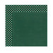 Echo Park - Dots and Stripes Collection - Fall - 12 x 12 Double Sided Paper - Evergreen