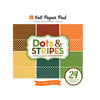Echo Park - Dots and Stripes Collection - Fall - 6 x 6 Paper Pad