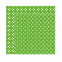 Echo Park - Dots and Stripes Collection - Christmas - 12 x 12 Double Sided Paper - Pine