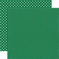 Echo Park - Dots and Stripes Collection - Christmas - 12 x 12 Double Sided Paper - Ivy