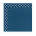 Echo Park - Dots and Stripes Collection - Winter - 12 x 12 Double Sided Paper - Navy