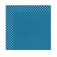 Echo Park - Dots and Stripes Collection - Winter - 12 x 12 Double Sided Paper - Arctic
