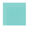 Echo Park - Dots and Stripes Collection - Winter - 12 x 12 Double Sided Paper - Glacier