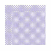 Echo Park - Dots and Stripes Collection - Winter - 12 x 12 Double Sided Paper - Frosted Amethyst
