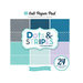 Echo Park - Dots and Stripes Collection - Winter - 6 x 6 Paper Pad