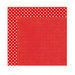 Echo Park - Dots and Stripes Collection - Valentine - 12 x 12 Double Sided Paper - Scarlet
