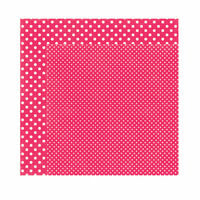 Echo Park - Dots and Stripes Collection - Valentine - 12 x 12 Double Sided Paper - Lipgloss