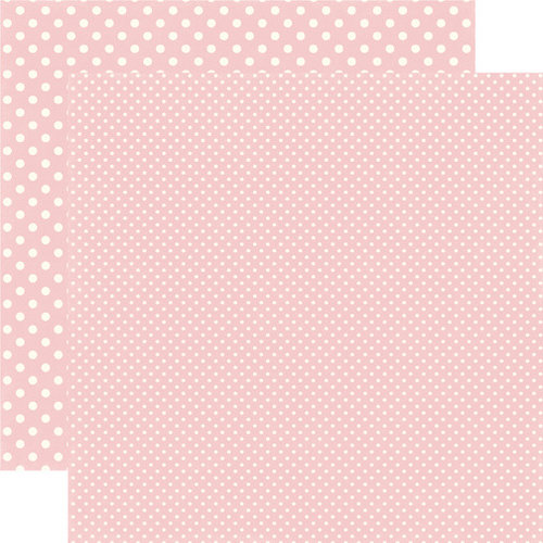 Echo Park - Dots and Stripes Collection - Summer - 12 x 12 Double Sided Paper - Cherry Sorbet