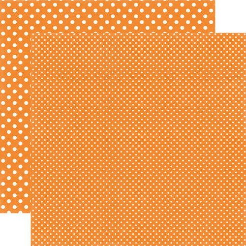 Echo Park - Dots and Stripes Collection - Summer - 12 x 12 Double Sided Paper - Peach