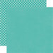 Echo Park - Dots and Stripes Collection - Summer - 12 x 12 Double Sided Paper - Blue Raspberry