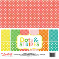 Echo Park - Dots and Stripes Collection - Summer - 12 x 12 Collection Kit
