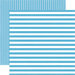 Echo Park - Dots and Stripes Collection - Summer - 12 x 12 Double Sided Paper - Poolside Stripe