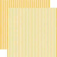 Echo Park - Dots and Stripes Collection - Fall - 12 x 12 Double Sided Paper - Honey Stripe