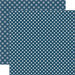 Echo Park - Dots and Stripes Collection - Winter - 12 x 12 Double Sided Paper - Winter Blast Dot