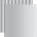 Echo Park - Dots and Stripes Collection - Winter - 12 x 12 Double Sided Paper - Silver Chill Stripe