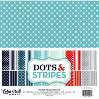 Echo Park - Dots and Stripes Collection - Winter - 12 x 12 Collection Kit