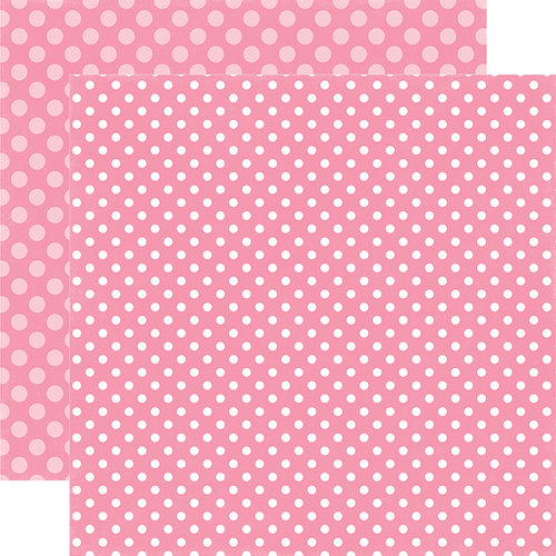 Echo Park - Dots and Stripes Collection - Valentines - 12 x 12 Double Sided Paper - Totally Taffy Dot