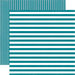 Echo Park - Dots and Stripes Collection - Spring - 12 x 12 Double Sided Paper - Coastal Crush Stripe