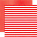 Echo Park - Dots and Stripes Collection - Summer - 12 x 12 Double Sided Paper - Tugboat Stripe